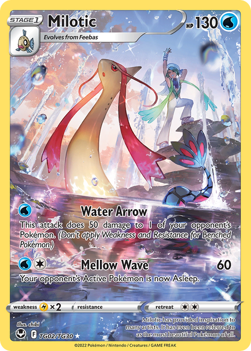 Milotic Trainer Gallery Rare Holo (TG02/TG30) Silver Tempest Trainer Gallery