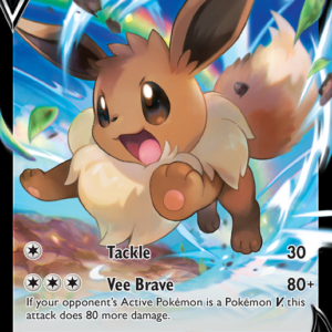 Eevee V Holo Rare V (108/159) Crown Zenith