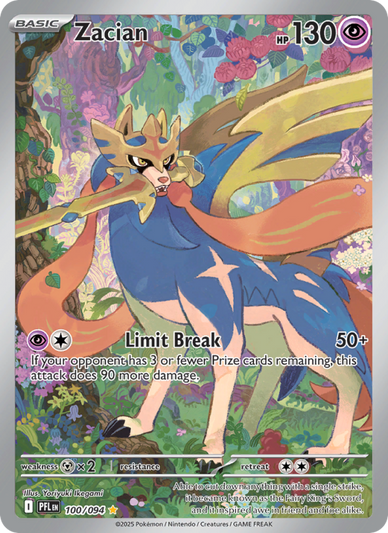 Zacian Illustration rare (100/94) Phantasmal Flames