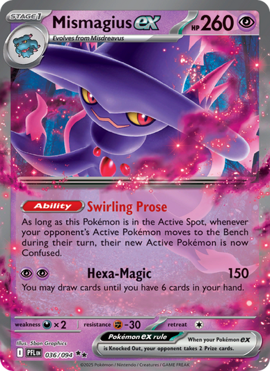 Mismagius ex Double rare (036/94) Phantasmal Flames