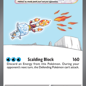 Eiscue ex Special illustration rare (222/197) Obsidian Flames