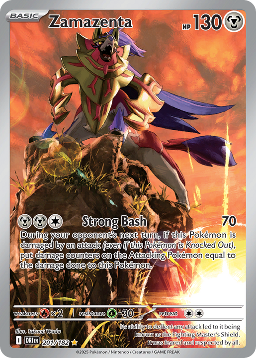Zamazenta Illustration rare (201/182) Destined Rivals
