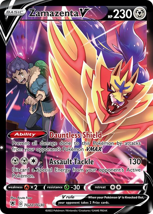 Zamazenta V #TG22 (Astral Radiance Trainer Gallery)