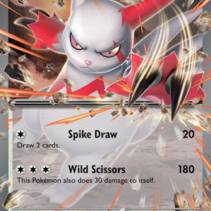 15831798481240-f753e5e6e05a87127a21c11ddcb2e1f638b98905.png Zangoose ex Double rare (167/217) Ascended Heroes