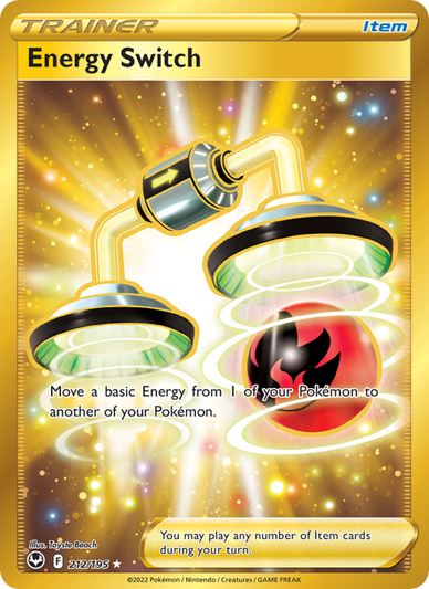 Energy Switch Secret Rare (212/195) Silver Tempest