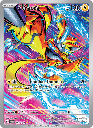 Zeraora Illustration rare (151/142) Stellar Crown
