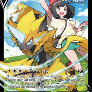 Zeraora V Holo Rare V (TG16/195) Silver Tempest