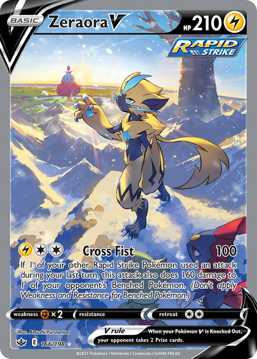 Zeraora V Ultra Rare (166/198) swsh6