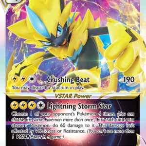 Zeraora VSTAR Rare Holo VSTAR (055/159) Crown Zenith