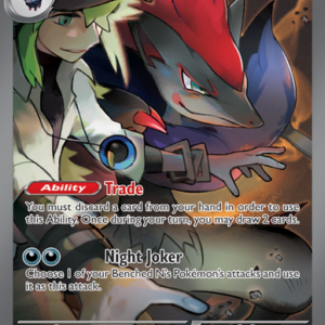 15831800873304-6822c12736f13448c60c332b1d4ae1dffcb2582d.png N's Zoroark ex Special illustration rare (185/159) Journey Together