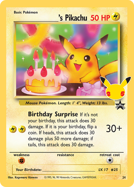 _____'s Pikachu Classic Collection (24) Celebrations: Classic Collection