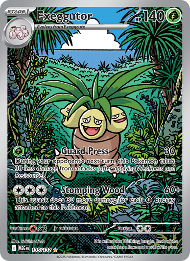 Exeggutor Illustration rare (135/132) Mega Evolution