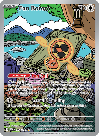 Fan Rotom Illustration rare (250/217) Ascended Heroes