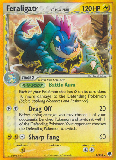 Feraligatr δ Rare (2/101) ex15