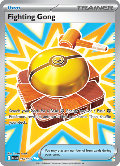 Fighting Gong Ultra Rare (168/132) Mega Evolution