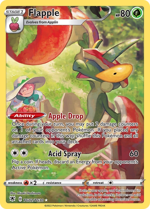 Flapple Trainer Gallery Rare Holo (TG02/TG30) Astral Radiance Trainer Gallery