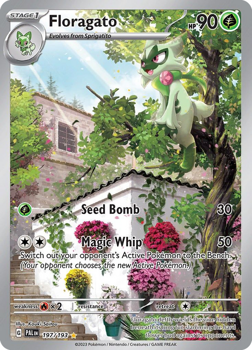 Floragato Illustration rare (197/193) Paldea Evolved