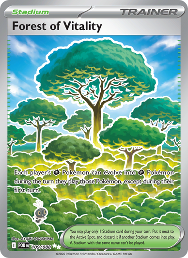 Forest of Vitality Ultra Rare (109/88) Perfect Order
