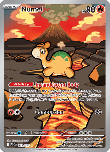 Numel Illustration rare (223/217) Ascended Heroes