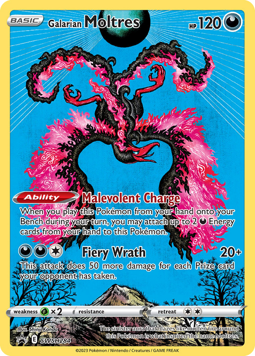 Galarian Moltres Promo (SWSH284) SWSH Black Star Promos