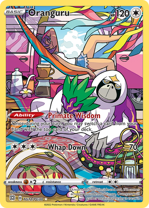 Oranguru Trainer Gallery Rare Holo (TG12/TG30) Brilliant Stars Trainer Gallery