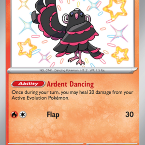 Oricorio Shiny rare (113/91) Paldean Fates