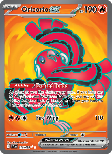 Oricorio ex Ultra Rare (110/94) Phantasmal Flames