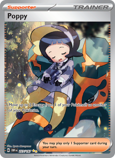 Poppy Special illustration rare (227/197) Obsidian Flames