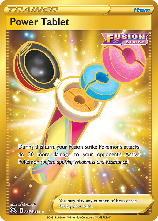 Power Tablet Secret Rare (281/264) swsh8