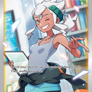 Professor Burnet Full Art Trainer (TG26/195) Silver Tempest