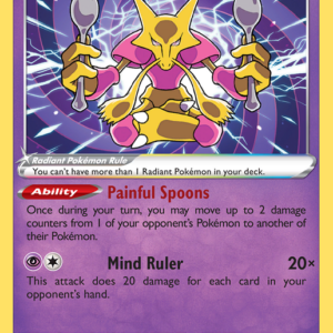 Radiant Alakazam Radiant Rare (059/195) Silver Tempest