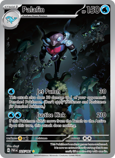 Palafin Illustration rare (225/91) Paldean Fates