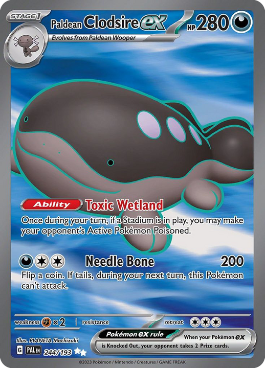 Paldean Clodsire ex Ultra Rare (244/193) Paldea Evolved