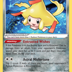 Radiant Jirachi Radiant Rare (120/195) Silver Tempest