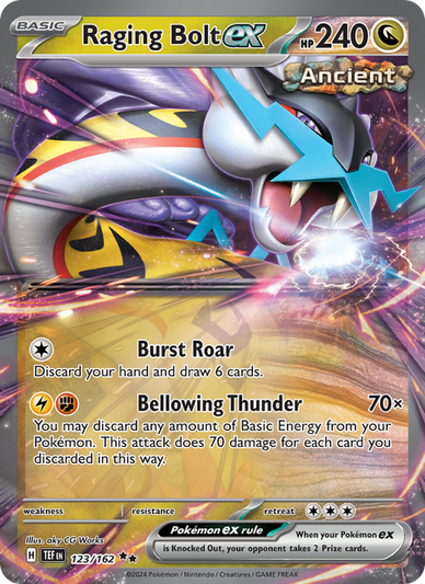 Raging Bolt ex Double rare (123/162) Temporal Forces