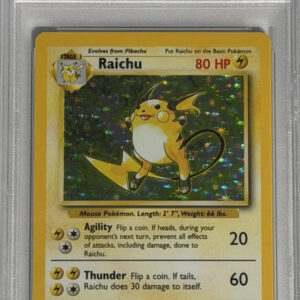 Raichu Rare Holo PSA 9 (14/102) base1