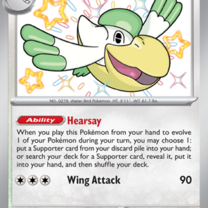 Pelipper Shiny rare (204/91) Paldean Fates