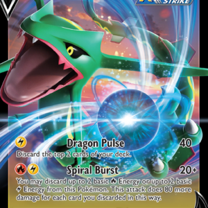 Rayquaza V Holo Rare V (100/159) Crown Zenith