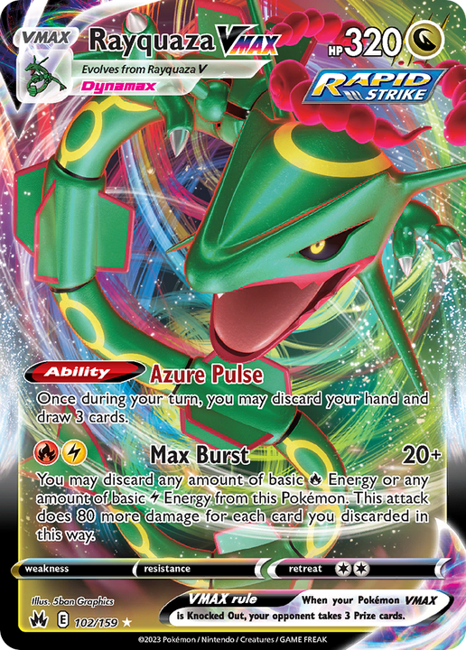 Rayquaza VMAX Ultra Rare (102/159) Crown Zenith