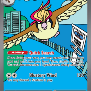 Pidgeot ex Special illustration rare (225/197) Obsidian Flames
