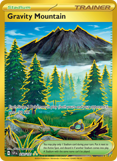 Gravity Mountain Hyper rare (250/191) Surging Sparks
