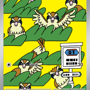 Pidgey Illustration rare (207/197) Obsidian Flames