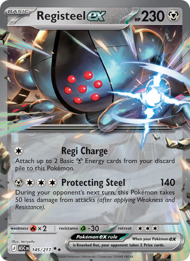 Registeel ex Double rare (145/217) Ascended Heroes