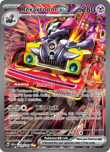 Revavroom ex Special illustration rare (224/197) Obsidian Flames