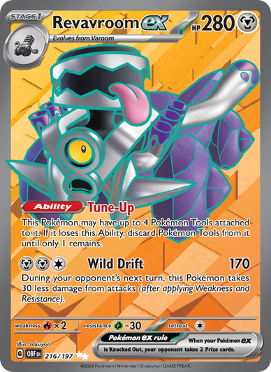 Revavroom ex Ultra Rare (216/197) Obsidian Flames
