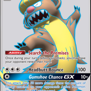 Gumshoos GX Ultra Rare (145/149) Sun & Moon