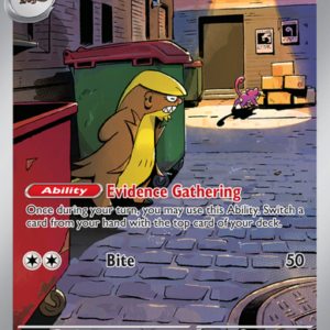 Gumshoos Illustration rare (153/132) Mega Evolution