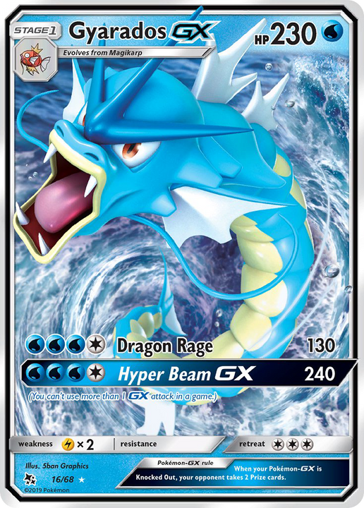 Gyarados GX Ultra Rare (16/68) Hidden Fates