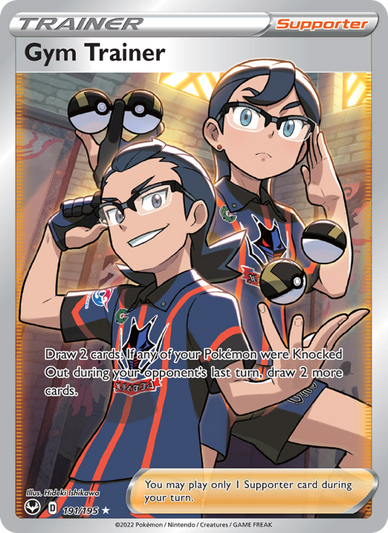 Gym Trainer Ultra Rare (191/195) Silver Tempest