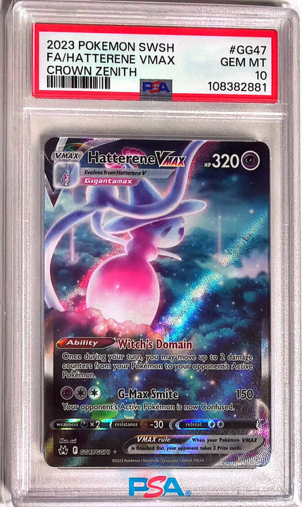 Hatterene VMAX Ultra Rare (GG47/159) Crown Zenith